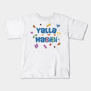 Yalla habibi Kids T-Shirt